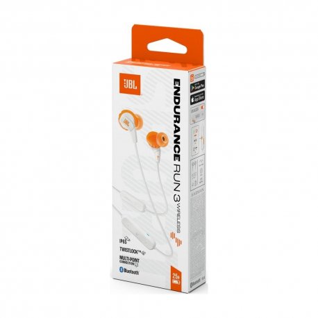 Бездротові навушники JBL Endurance Run 3 Wireless White (JBLENDURRUN3BTWHT)