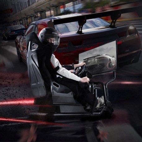 Игровое кресло кокпит GamePro RS167 Black (RS167)