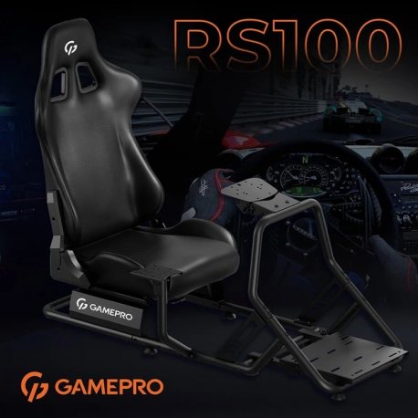 Ігрове крісло кокпіт GamePro RS021 Black (RS021)