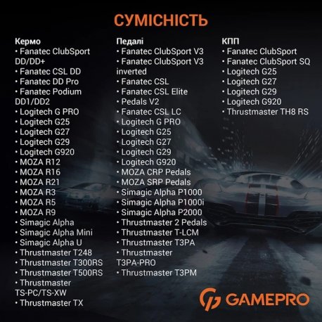Ігрове крісло кокпіт GamePro RS021 Black (RS021)