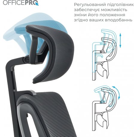 Офисное кресло OfficePro Harmony OC310 Black (OC310-B-B-B)
