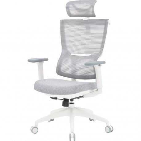 Офісне крісло OfficePro Elegant OC600 Light Gray (OC600-W-LG-LG)