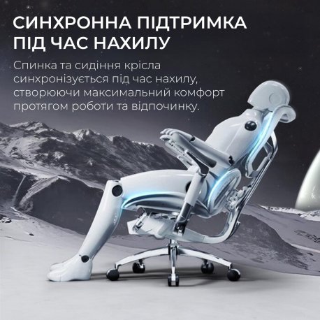 Офисное кресло Sihoo Doro S300 Mesh Light Grey (S300-M202)