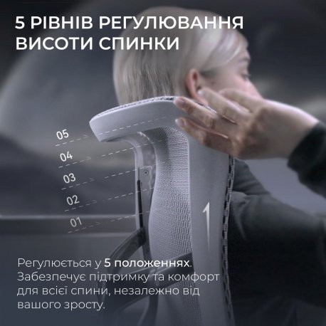 Офисное кресло Sihoo Doro S300 Mesh Light Grey (S300-M202)