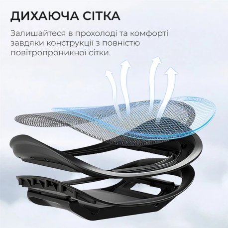 Офісне крісло Sihoo Doro C300 Pro Mesh Black (DORO-C300-PRO-M101)