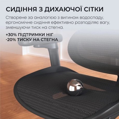Офисное кресло Sihoo Doro C300L Mesh Black (DORO-C300L-A3-101)