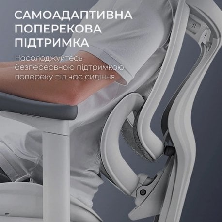 Офісне крісло Sihoo Doro C300L Mesh White (DORO-C300L-A3-102)
