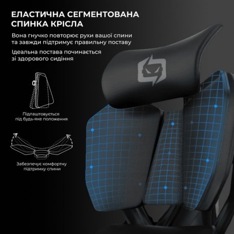 Игровое кресло Sihoo Xallking X5C Mesh Black (X5C-301)