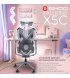Ігрове крісло Sihoo Xallking X5C Mesh Grey (X5FC-N101)