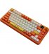 Беспроводная клавиатура игровая Ajazz AK820 MAX Avocado Switch Orange-White (AK820MAX-AS-OW)