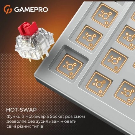 Клавиатура игровая GamePro MK116 Genesis Silverlight (MK116)