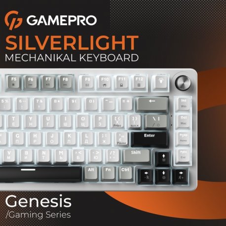 Клавиатура игровая GamePro MK126 Genesis Silverlight (MK126)