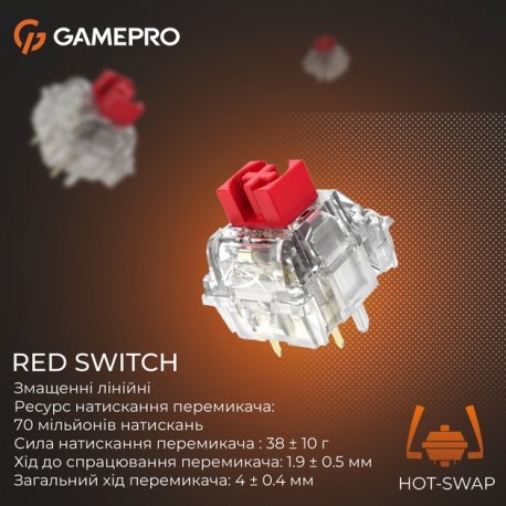 Клавіатура ігрова GamePro MK126 Genesis Silverlight (MK126)