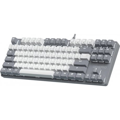 Клавіатура ігрова GamePro Genesis Metallic MK110G Outemu Red Switch Gray (MK110G)