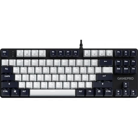 Клавіатура ігрова GamePro Genesis Metallic MK110B Outemu Red Switch Black (MK110B)