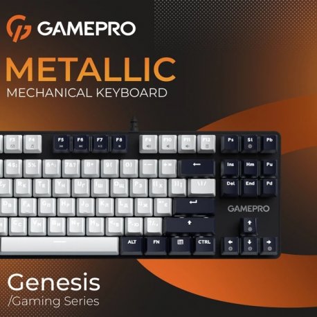 Клавиатура игровая GamePro Genesis Metallic MK110B Outemu Red Switch Black (MK110B)