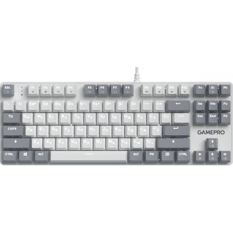 Клавиатура игровая GamePro Genesis Metallic MK110W Outemu Red Switch White (MK110W)