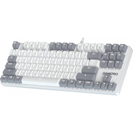Клавиатура игровая GamePro Genesis Metallic MK110W Outemu Red Switch White (MK110W)