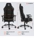 Игровое кресло GamePro GC775DG Fabric Dark Gray (GC775DG)
