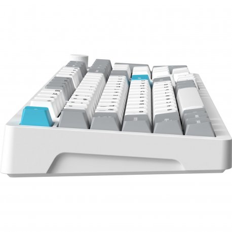 Беспроводная клавиатура игровая GamePro Asgard Drakkar Red Switch White (MK305WH)