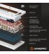 Клавіатура ігрова GamePro Genesis Warden Red Switch Blue (MK160BL)