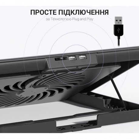 Підставка для ноутбука OfficePro CP500 Black (CP500B)