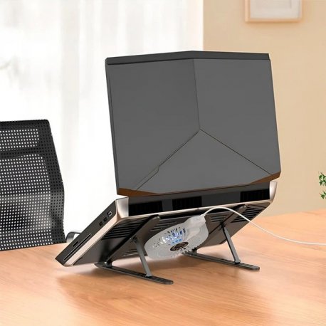 Підставка для ноутбуку Hoco DH22 Active Cooling Black