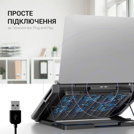 Подставка для ноутбука GamePro CP890 Black (CP890)