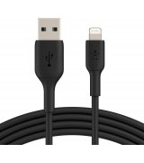 Кабель Belkin USB-A to Lightning PVC (1m) Black (CAA001BT1MBK)
