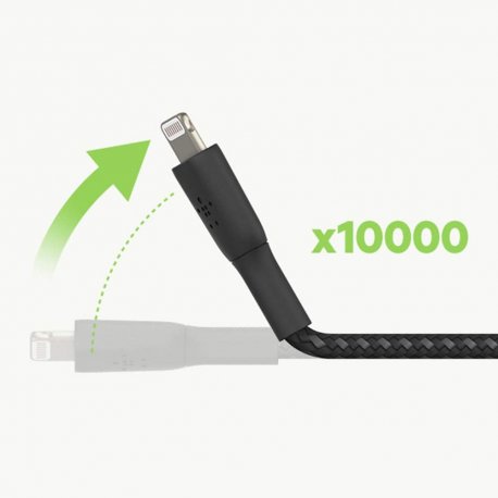 Кабель Belkin USB-A to Lightning (1m) Black (CAA002BT1MBK)