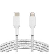 Кабель Belkin USB-C to Lightning 30W (2m) White (CAA004BT2MWH)