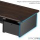 Настольная подставка для монитора OfficePro MR177DW Dark Wood/Black (MR177DW) Настольная подставка для монитора OfficePro MR177DW Dark Wood/Black (MR177DW)