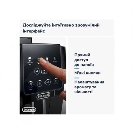 Кавомашина DeLonghi ECAM 220.60.B Black (ECAM22060B)