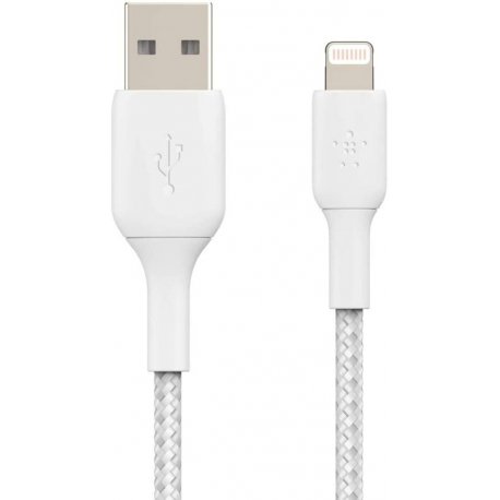 Кабель Belkin USB-A to Lightning (2m) White (CAA002BT2MWH)