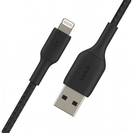 Кабель Belkin USB-A to Lightning (2m) Black (CAA002BT2MBK)