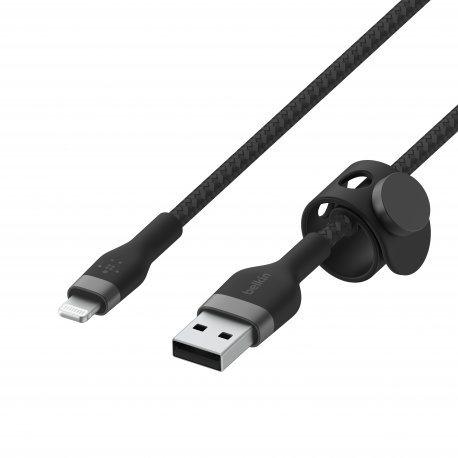 Кабель Belkin USB-A to Lightning (1m) Black (CAA010BT1MBK)