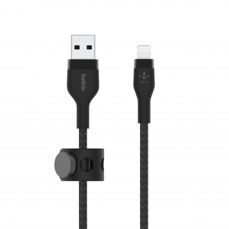 Кабель Belkin USB-A to Lightning (1m) Black (CAA010BT1MBK)