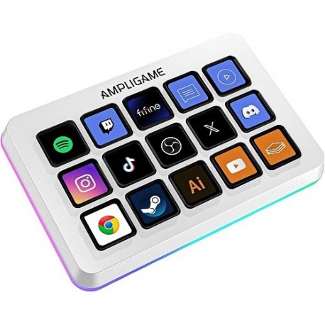 Контролер Fifine Stream Deck D6W White