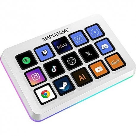 Контроллер Fifine Stream Deck D6W White