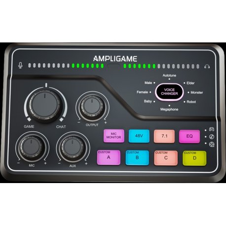 Мікшерний пульт Fifine Sound Card Black (SC8)