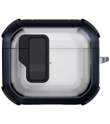 Чехол Epic Locking Button для Airpods Pro 3 Blue