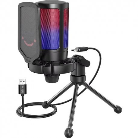 Мікрофон Fifine A6V USB Black
