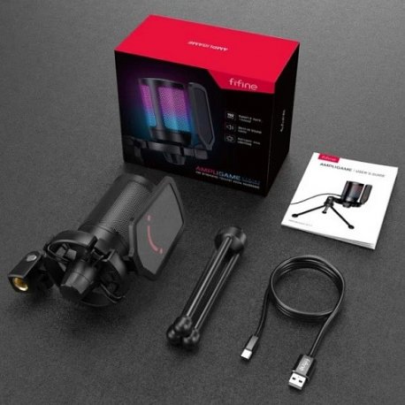 Мікрофон Fifine A6V USB Black
