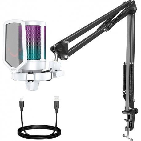 Мікрофон Fifine A6TW USB White
