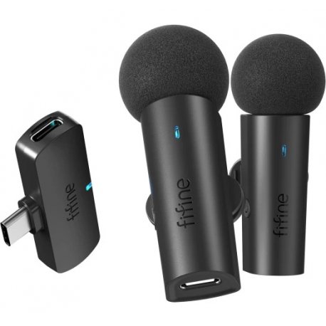 Mікрофон-петличка Fifine M8 Type-C Black