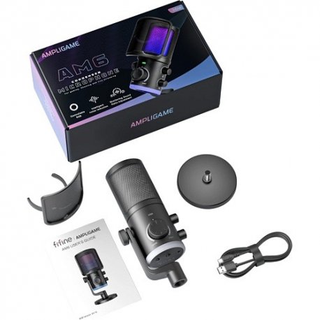 Мікрофон Fifine AM6 USB Black