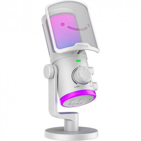 Мікрофон Fifine AM6W USB White