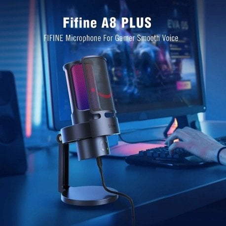 Мікрофон Fifine A8 PLUS USB Black