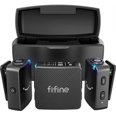 Мікрофонна радіосистема Fifine M9 Black