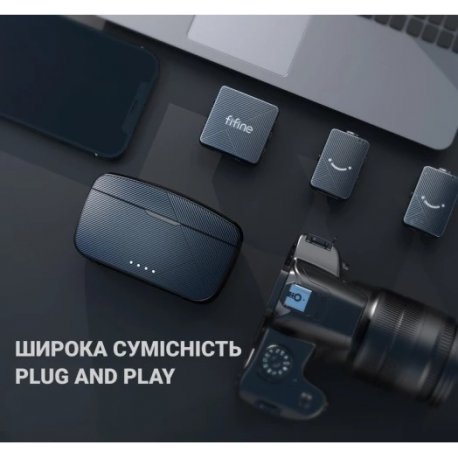 Мікрофонна радіосистема Fifine M9 Black